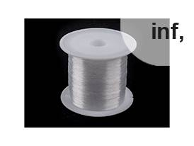 Hilo de nailon transparente/invisible Ø0,18 mm