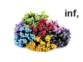 Pistilos florales en alambre