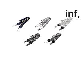 Asa/correa para bolsos con mosquetones, ancho 5 cm