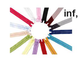 Cremallera de plástico, n.º 5, largo 70 cm, para chaqueta