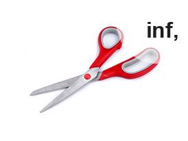 Tijeras de sastre dentadas Marlen, largo 21 cm