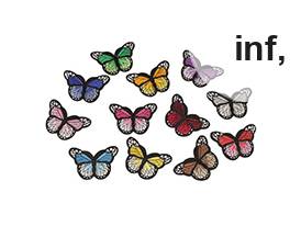 Parche termoadhesivo Mariposa