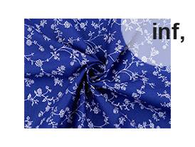 Tela de algodón, flores