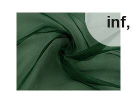 Organza decorativa con brillo