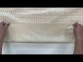 Tela decorativa con estructura de felpa 3D