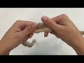 Adorno de pelo para coser, redondo, ancho 1,5 cm
