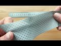 Cinta reflectante perforada elástica de 50 mm para coser