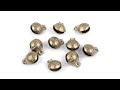 Cascabeles de latón con un hermoso sonido 13 x 17 mm