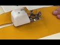 Prensatelas para overlock con corte lateral