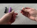 Atomizador recargable de viaje para perfume, 8,5 cm