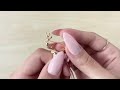 Broche de Navidad con pedrería, ciervo