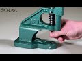 Troqueles de prensa manual para broches de metal, latón y acero inoxidable Ø10 mm