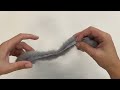 Pasamanería de pelo artificial para coser, redonda, ancho 2 cm