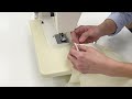 Prensatelas metálico para coser cremalleras invisibles con máquina de coser