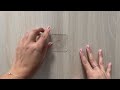 Nanoadhesivo transparente de doble cara 5,8 x 5,8 cm