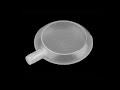 Silbato para productos textiles, plano Ø42 mm