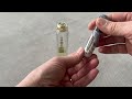 Atomizador recargable de viaje para perfume, 8 cm