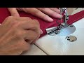 Prensatelas para dobladillo y pespunte de borde para máquinas de coser industriales