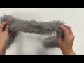 Adorno de pelo para coser, redondo, ancho 7 cm